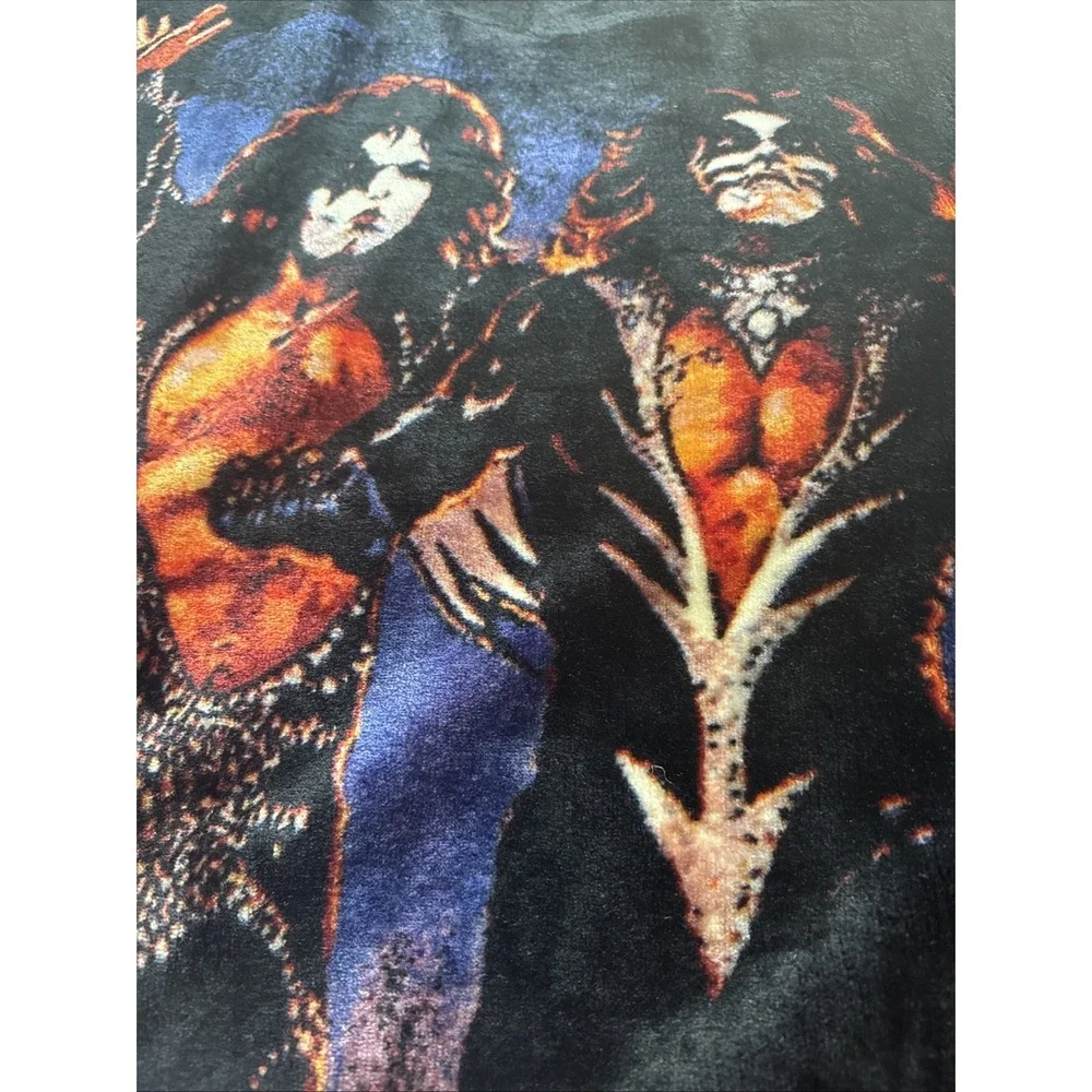KISS Destroyer Plush Blanket Throw NWOT 58x70